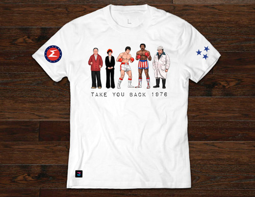 Take You Back 1976 T-Shirt design by Marten Go aka MGO