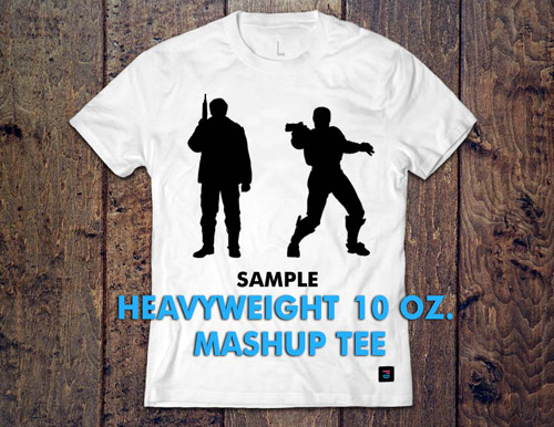 Heavyweight 10 Oz. Mashup Tee title by Marten Go