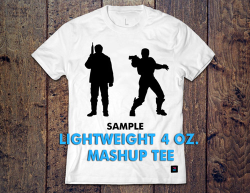 Lightweight 4 Oz. Mashup Tee title by Marten Go