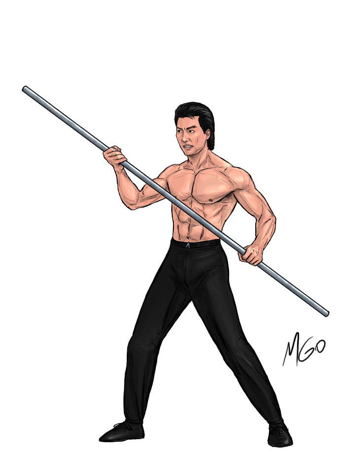 TKD Fighter character illustration by Marten Go