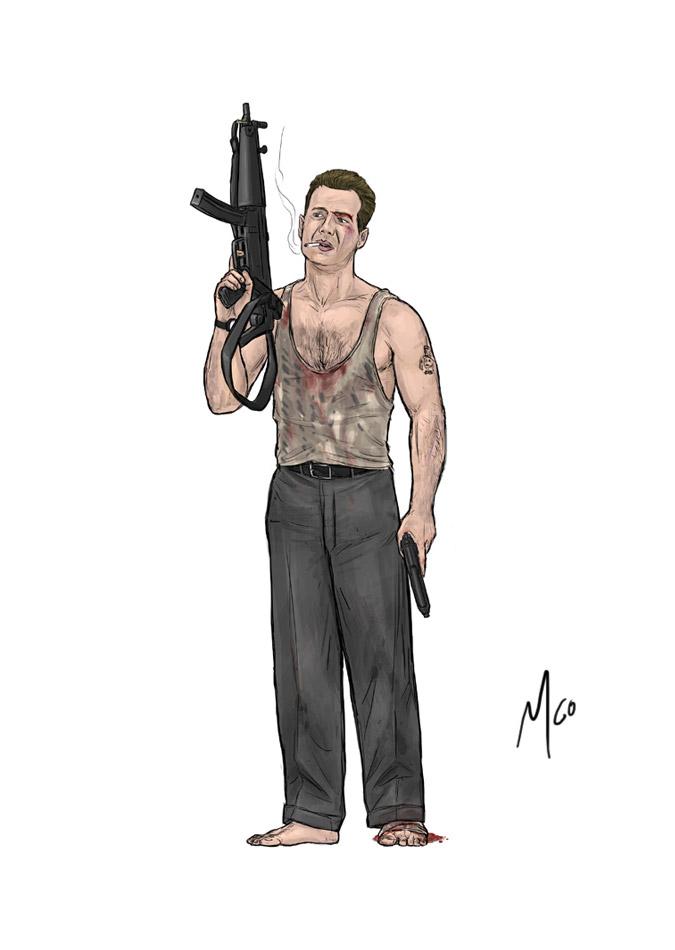 NY Cop Version 2 character illustration by Marten Go