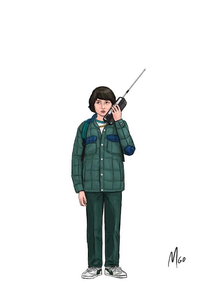 Walkie Talkie Kid character illustration by Marten Go