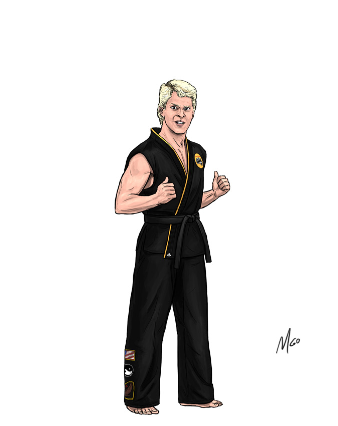 Cali Teen Bully #4 character illustration by Marten Go