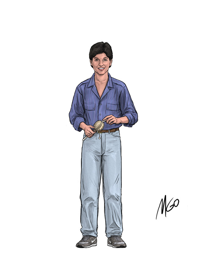 NJ Teen Underdog version 2 character illustration by Marten Go