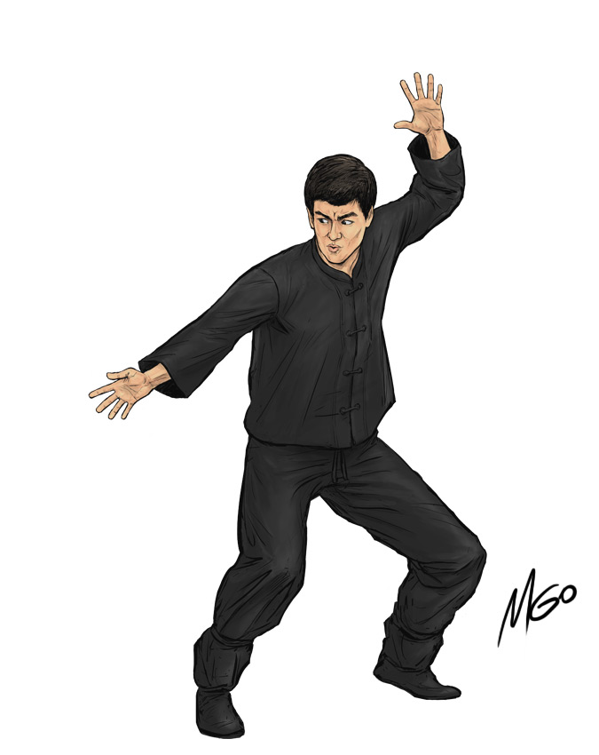 Gung Fu Master illustration by Preserved Dragons Marten Go