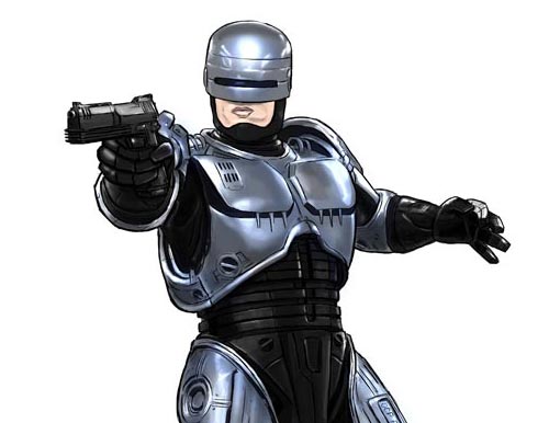 Metallic Officer Character